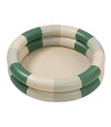 Piscina inflable infantil a rayas 90cm Verde
