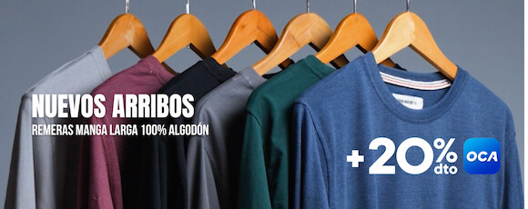 HomeMedio1 NUEVOS ARRIBOS REMERAS MANGA LARGA MAR 2026 OCA