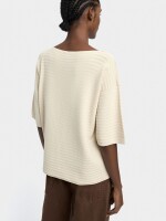 Jersey De Punto De Manga Corta beige