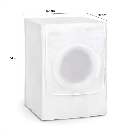 Funda Para Lavarropa Secarropa Basic Rayen Carga Frontal Blanco
