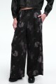 PANT RELAXED PRINT Negro