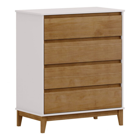 Comoda, Cajonera PRATA 4 Cajones color FREIJO OFF WHITE Comoda, Cajonera PRATA 4 Cajones color FREIJO OFF WHITE