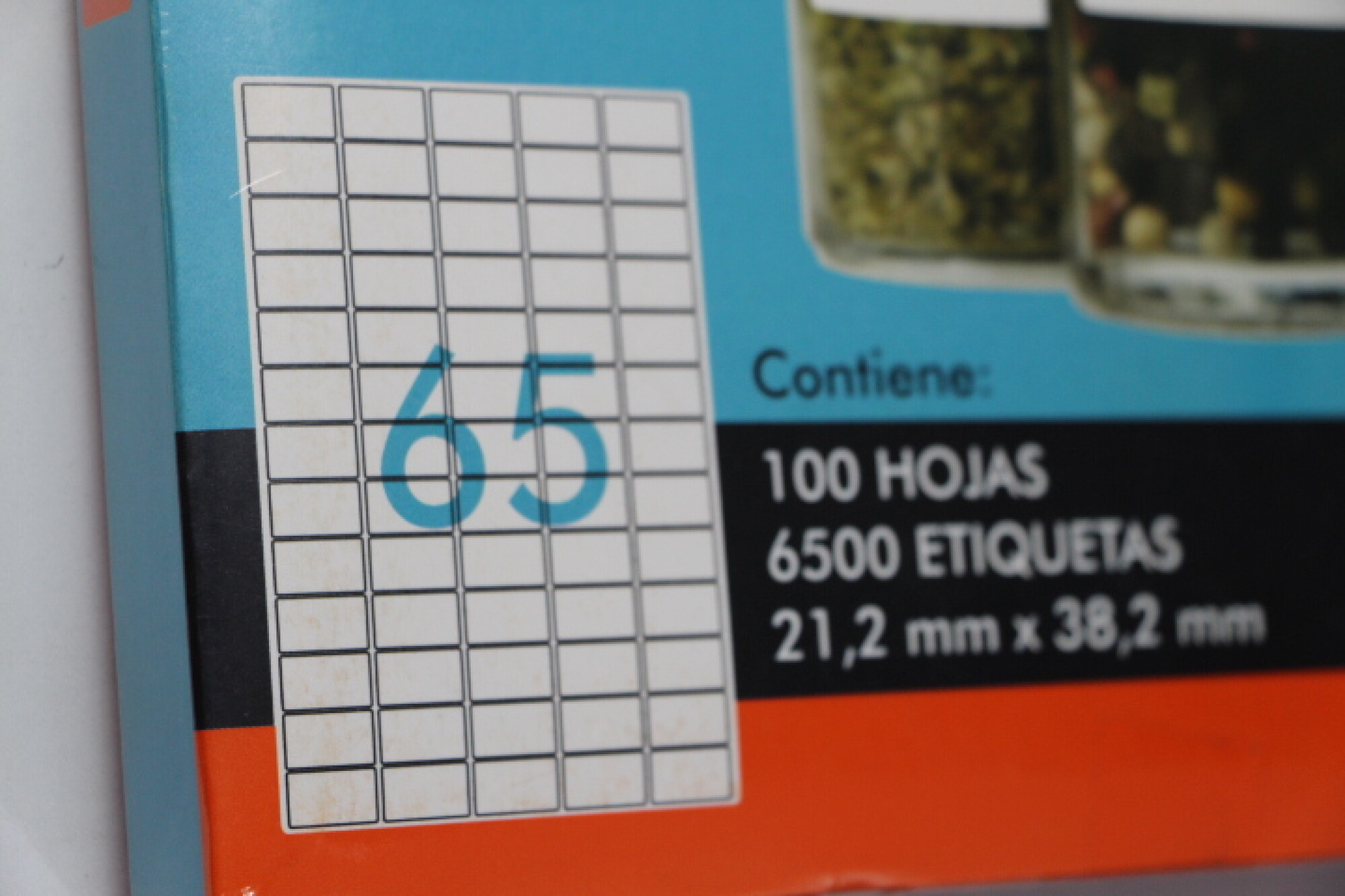 ETIQUETA ROTOLA TAMAÑO A4 318 - MODELO 65 — Alberto Gandulia