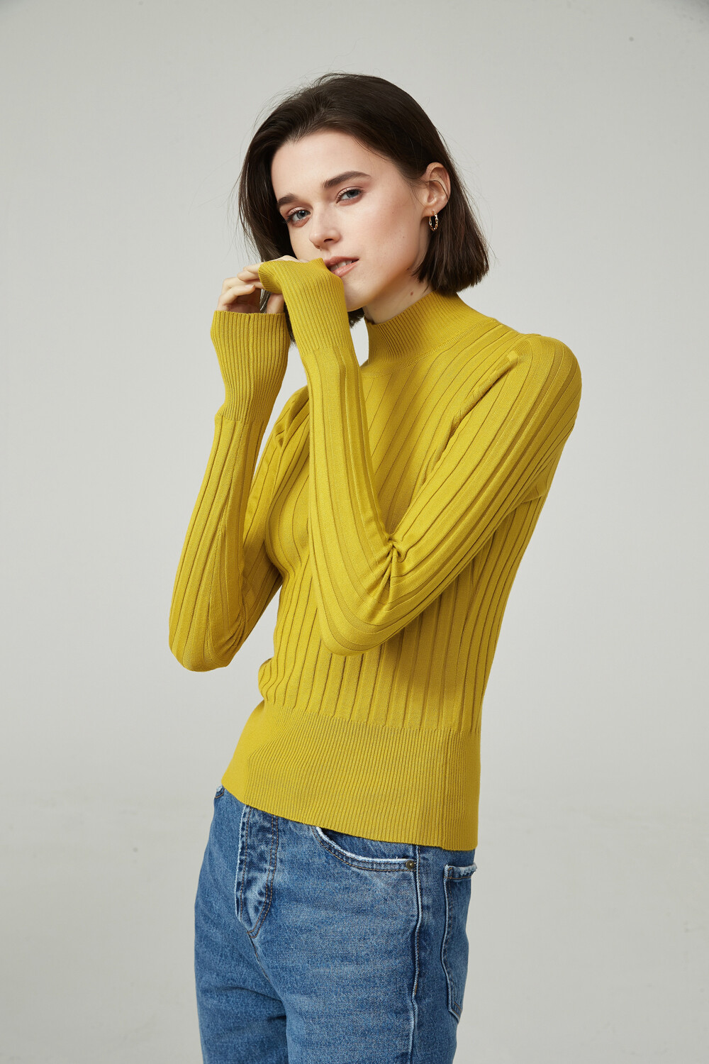 Polera Taleh Mostaza