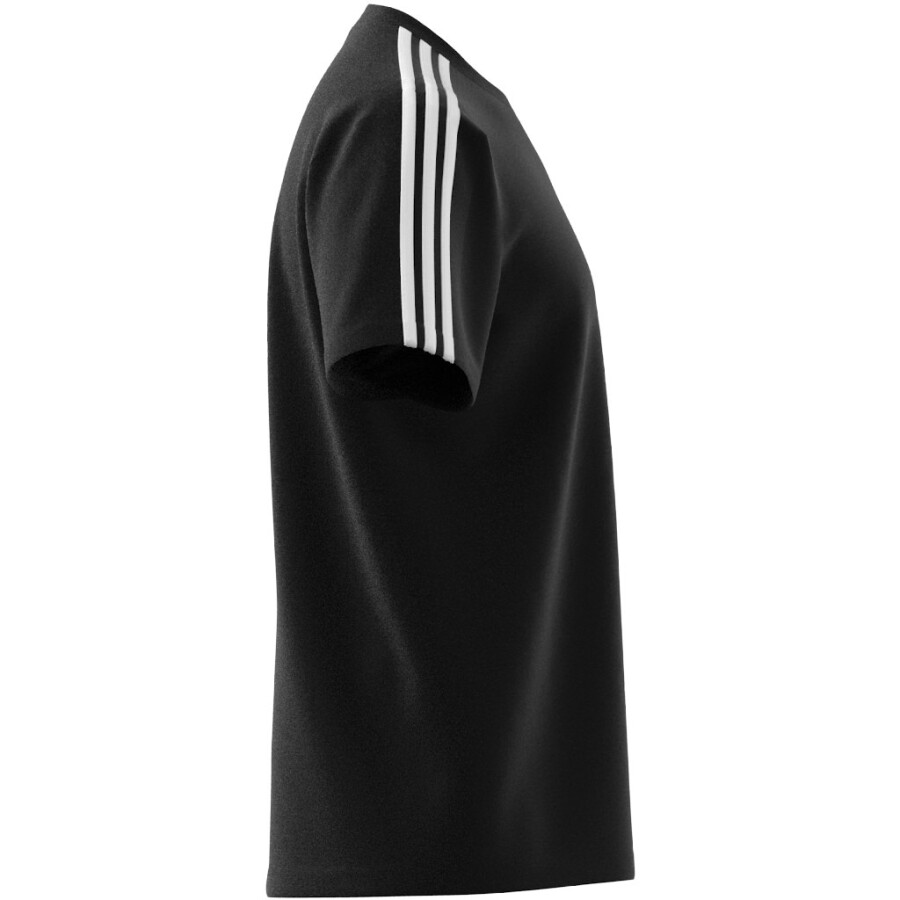 Remera de Hombre Adidas Essentials Single Jersey Negro - Blanco