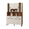 Kit Cocina Golden 8p Nogueira Off White 8907 Kit Cocina Golden 8p Nogueira Off White 8907