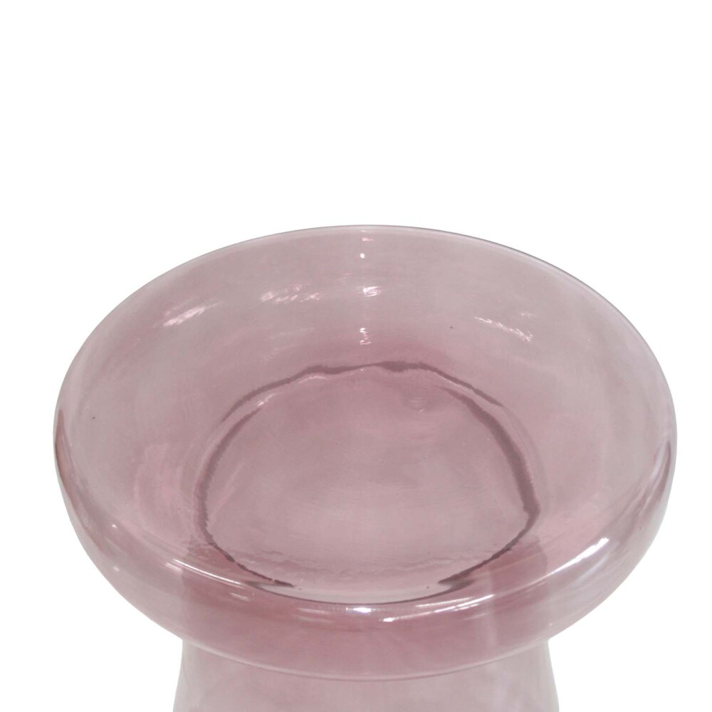 MESA LATERAL VIDRIO ROSA LUNA ROSADO