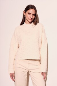 Sweater Texturado Nácar