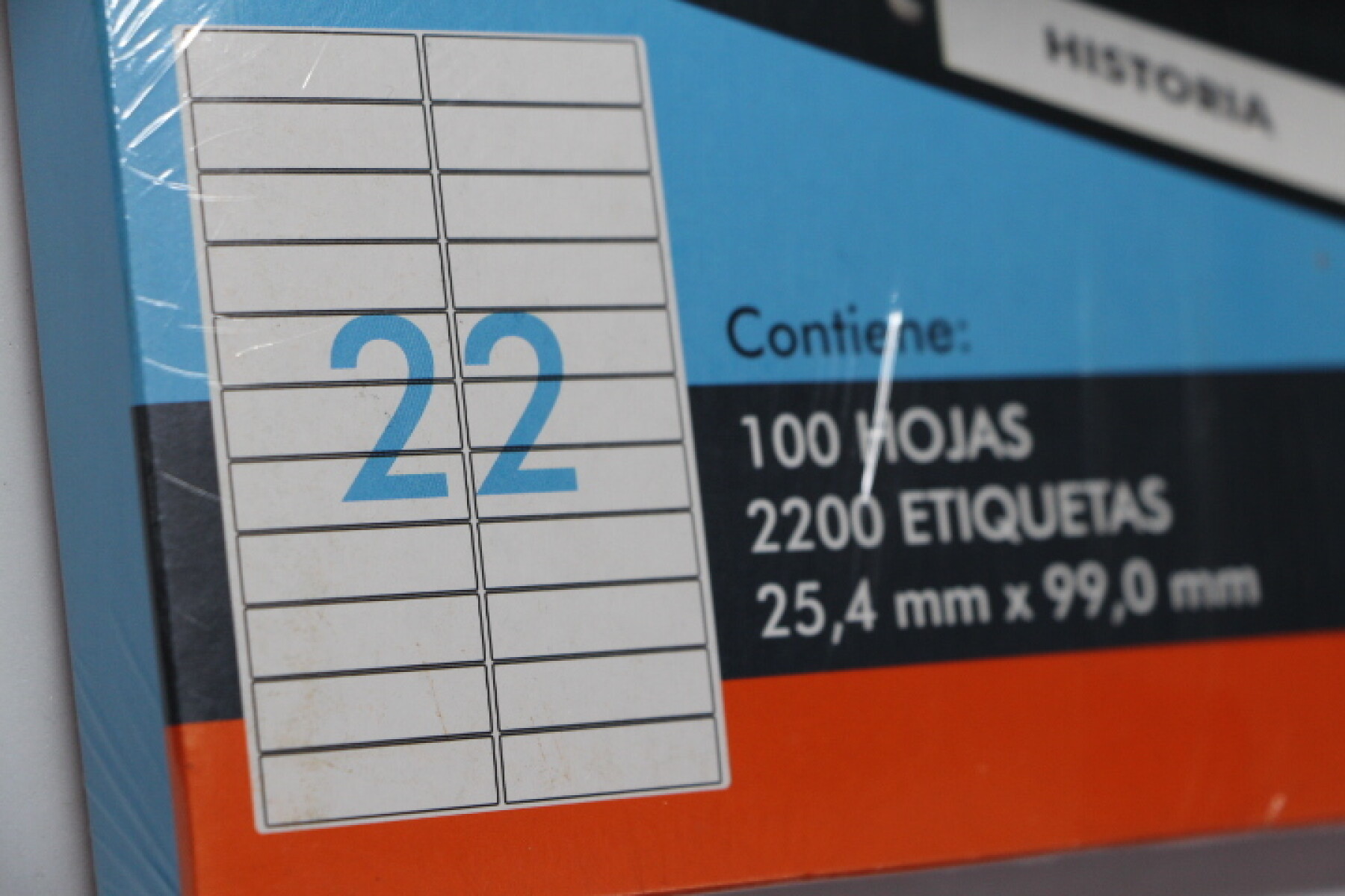 ETIQUETA ROTOLA TAMAÑO A4 318 - MODELO 22 