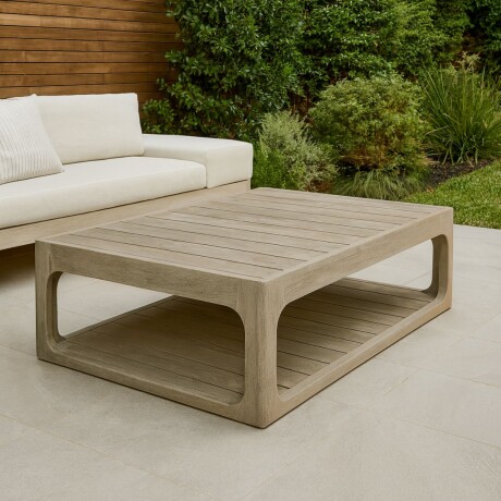 MESA DE EXTERIOR PALMA Beige - CENTRAL