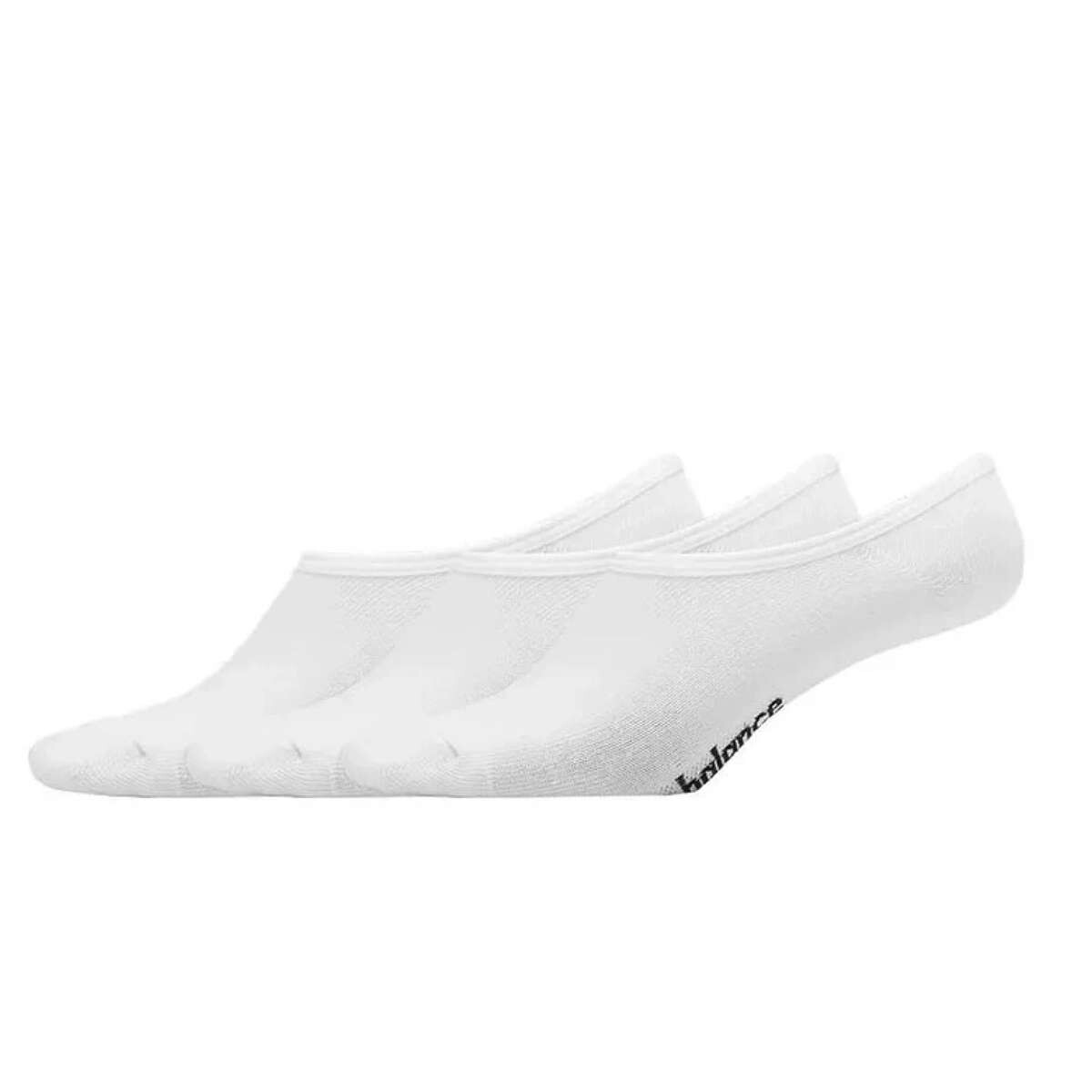 Medias N200-6 x3 Ultra Bajo Media invisible Unisex - Blanco 