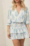 VESTIDO VALENTINA MINI FLORAL MOSAIC VESTIDO VALENTINA MINI FLORAL MOSAIC