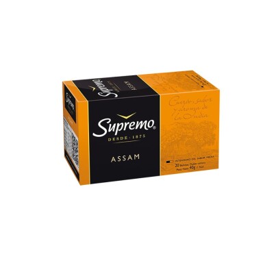 Té Assam Supremo 20 Unidades Supremo Te Assam X 20