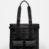 Bolso Daily en efecto cuero rubber Negro