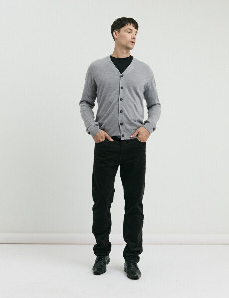 470710 CARDIGAN HARRINGTON URBAN Gris Medio Melange