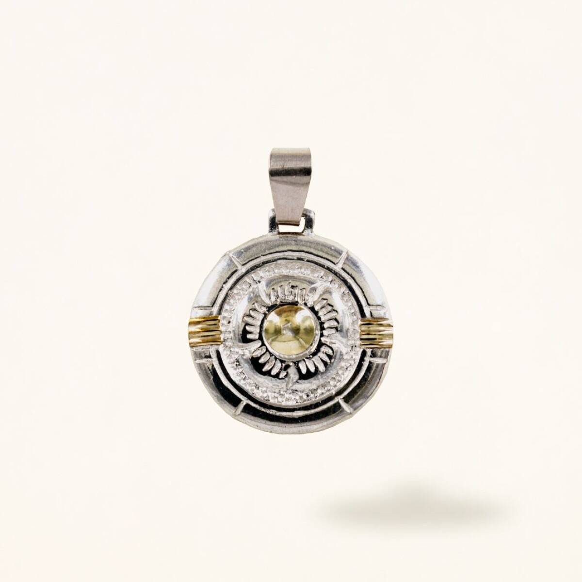Medalla Flor Imperial - Plata y Oro 
