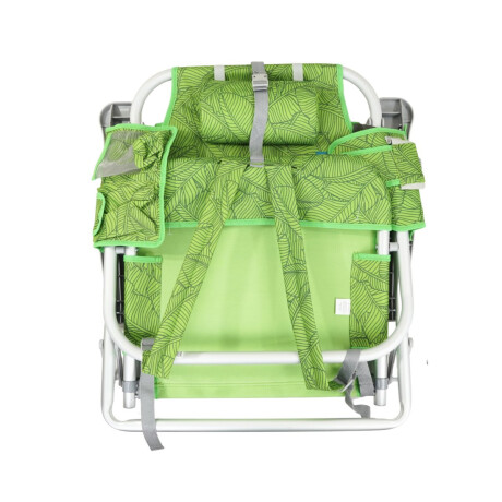 Reposera baja plegable con conservadora Reposera baja plegable con conservadora