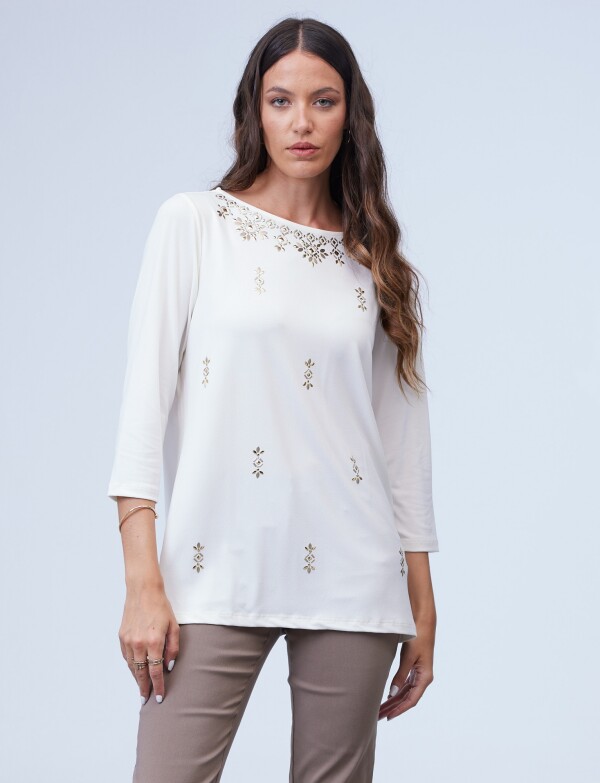 Blusa Tachas CRUDO