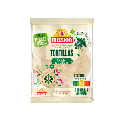 Mission tortillas sin gluten 216g Mission Tortillas S/g 216g