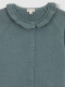 Chaqueta Cuello Volante Azul