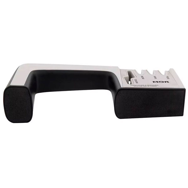 AFILADOR DE CUCHILLOS Y TIJERA 23X8.5 CM. PLATA