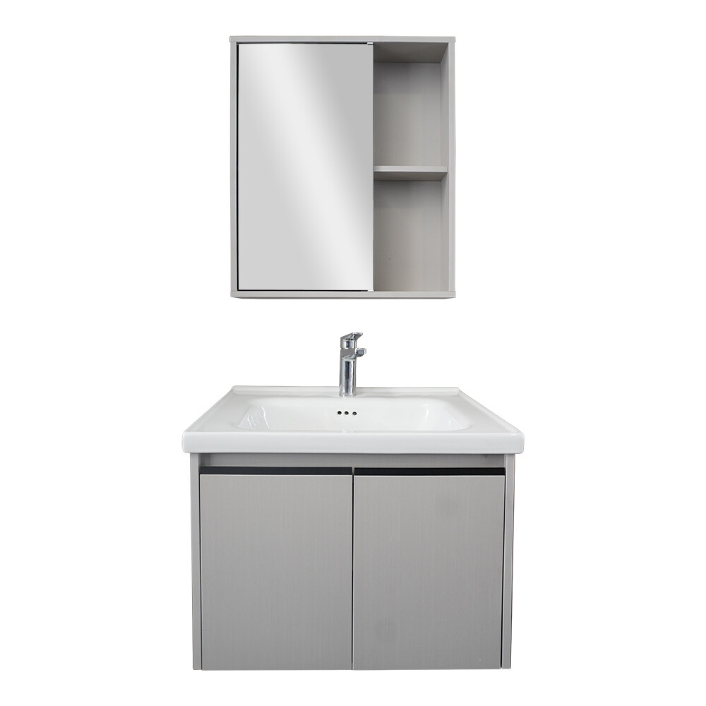 CONJUNTO DE BAÑO HABITARE MODELO 308-60 / MUEBLE+ BACHA + ESPEJO Conjunto De Baño Habitare Modelo 308-60 / Mueble+ Bacha + Espejo
