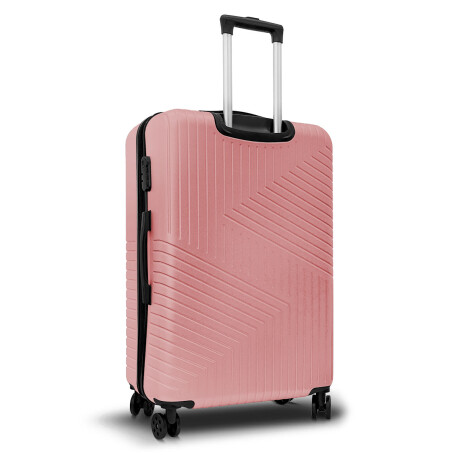 Set X3 Valijas De Viaje Rígidas 4 ruedas 20, 24 y 28 Rosa