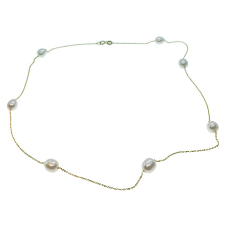 Cadena Serena 40 de oro amarillo 18k con perlas Cadena Serena 40 de oro amarillo 18k con perlas