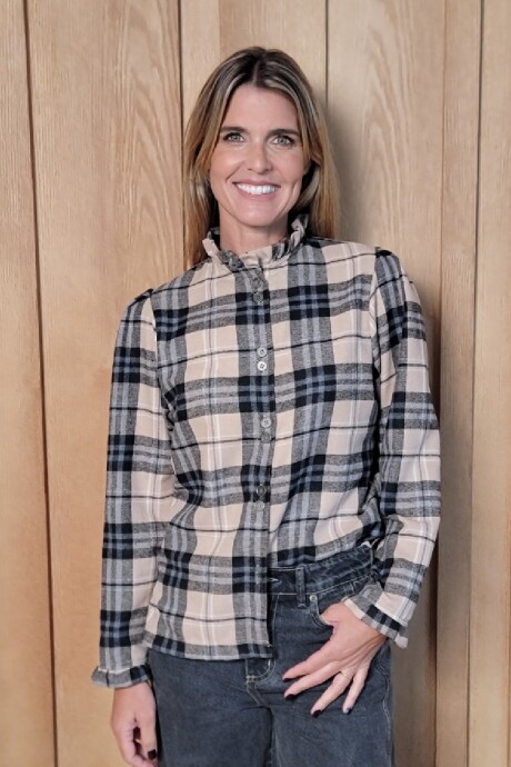 Camisa Mili Escosés Charcoal