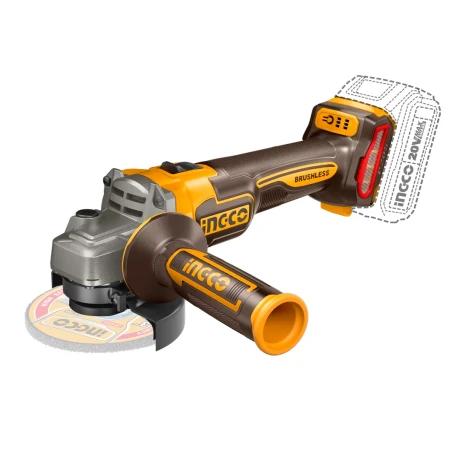 Amoladora Ingco CAGLI21154 20V Brushless 4 1/2 115M 001