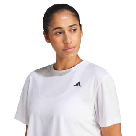 Remera Adidas We Min Tee de Mujer Blanco