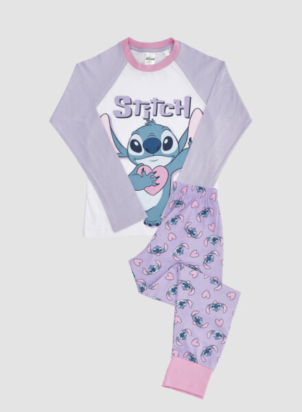 Pijama infantil stitch Lila