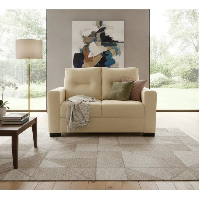 SOFA 2 CUERPOS - TAPIZADO TELA CLARA SOFA 2 CUERPOS - TAPIZADO TELA CLARA