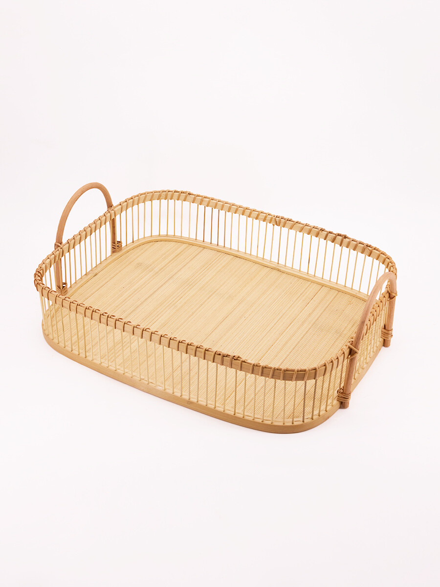 BANDEJA CON ASAS - NATURAL 
