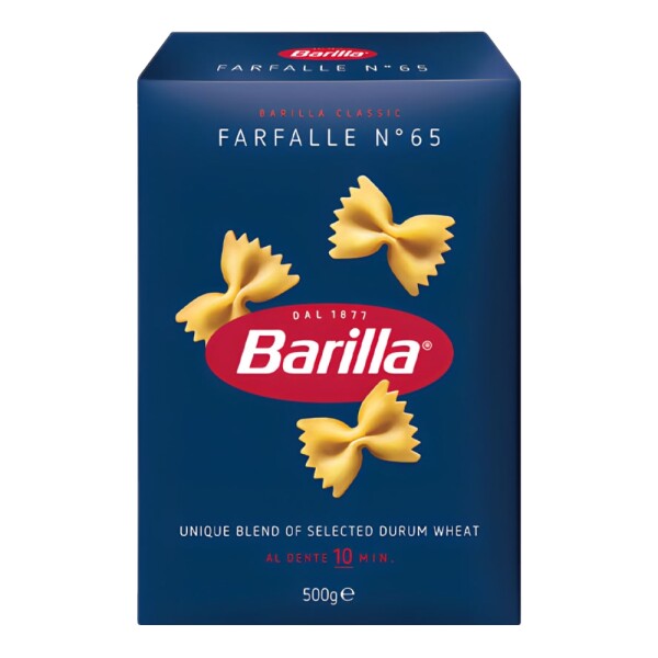 Barilla Pasta Farfalle N65 500g Barilla Pasta Farfalle N65 500g