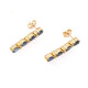 Caravanas Oro 18K, Brillantes Y Zafiros Caravanas Oro 18K, Brillantes Y Zafiros