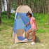 Carpa Vestidor Cambiador Ducha Baño Portatil Camping Bestway Variante Color Azul