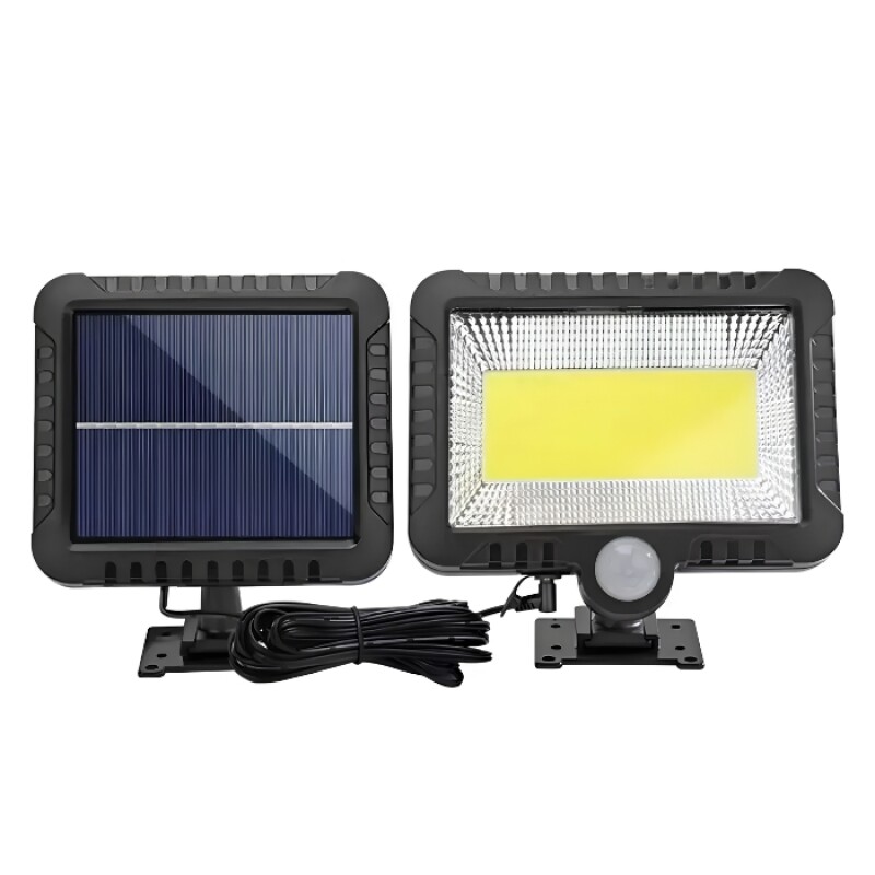 Foco Led Panel Solar 4 Unidades -sensor Movimiento Control Foco Led Panel Solar 4 Unidades -sensor Movimiento Control