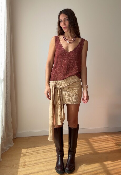Mini Cognac SS26 Gold