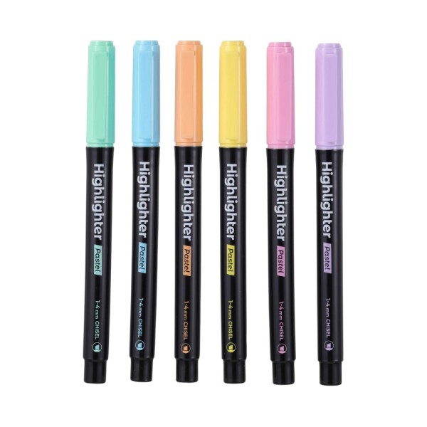 Resaltadores pastel 6pcs Resaltadores pastel 6pcs