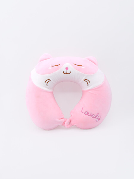 ALMOHADON DE VIAJE GATITA ROSADO