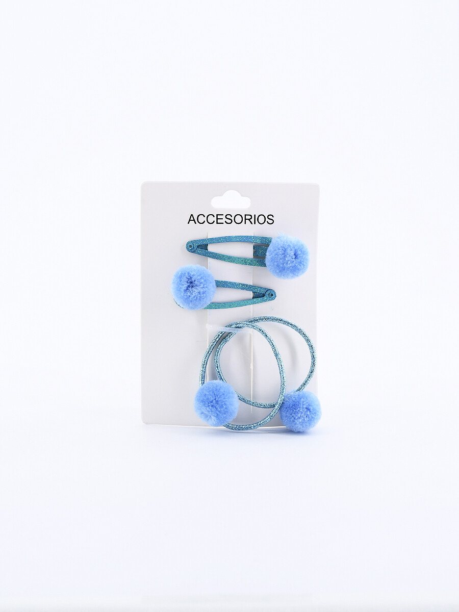 COLERO + SAPITO SET X 4 - AZUL CLARO 