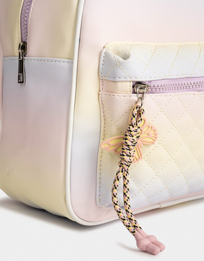 Mochilas Urbanas Puffy Mochila Puffy Mariposa - Combinacion Arcoiris