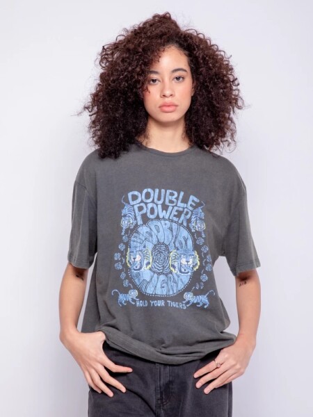 T-SHIRT P.CAKE TIGRA GRIS