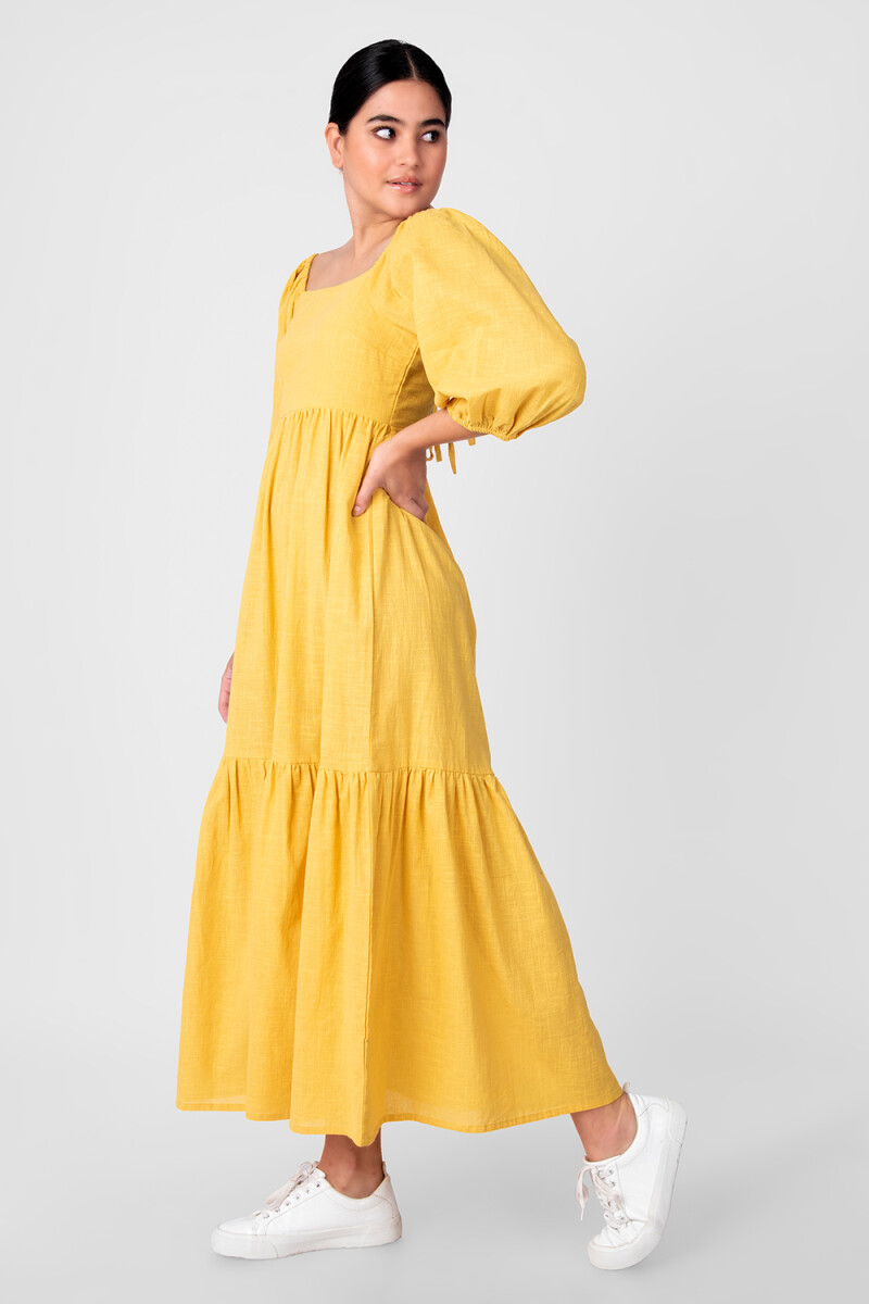 Vestido Aurken - Amarillo 