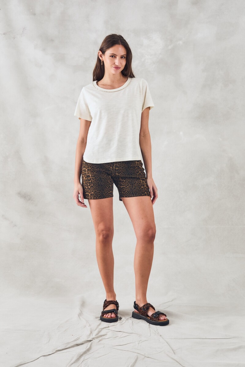 Short Animal Print Multi