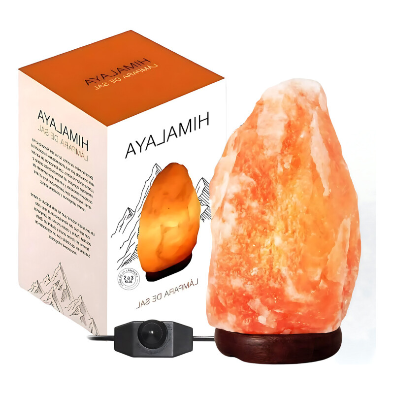 Lámparas De Sal Del Himalaya Calidad 2 - 3kg Originales. Naranja