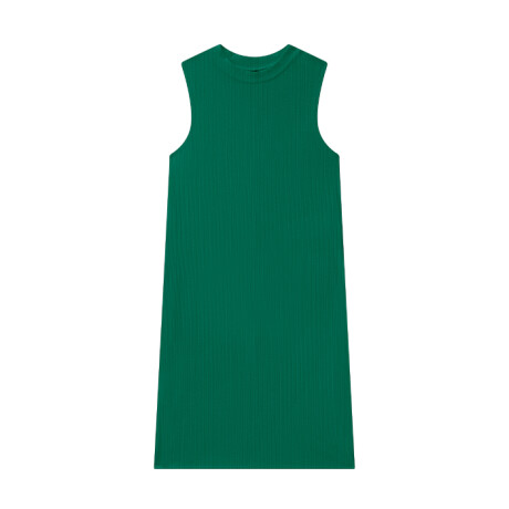 VESTIDO CORTO Verde Oscuro