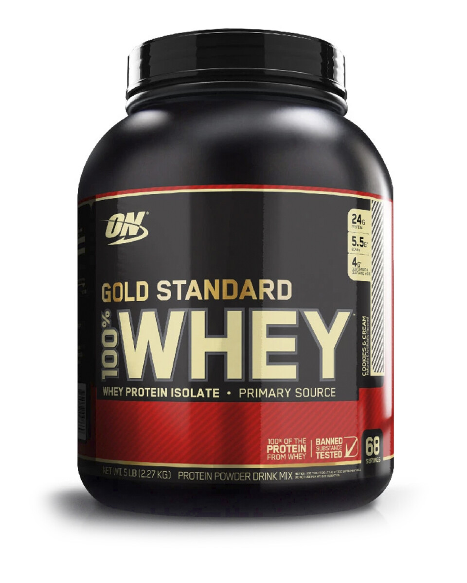 Suplemento Optimum Nutrition Gold Standard Whey 5Lb - Cookies 