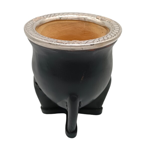 MATE CAMIONERO PLATA Y ORO 20 Negrouniforme